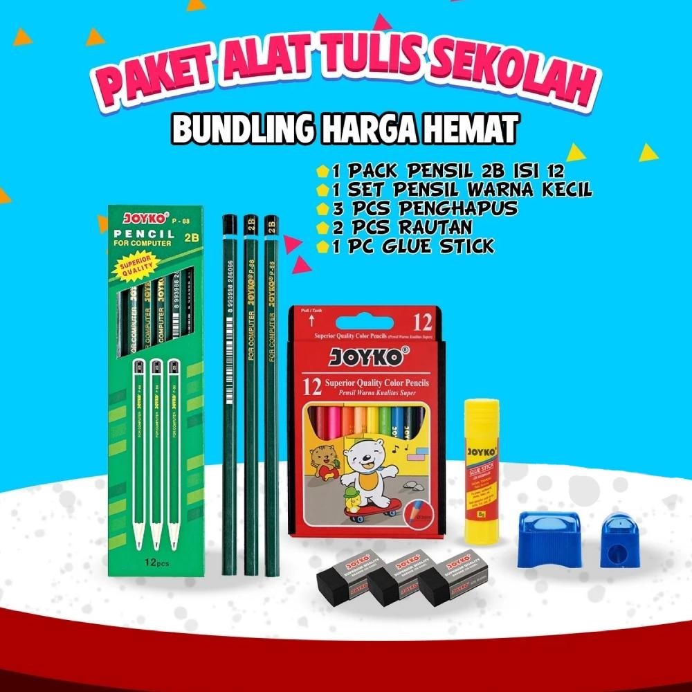 

Fx-2 Paket Alat Tulis Sekolah Pintar /Paket Atk Sekolah Hemat Lengkap Joyko Fx-2