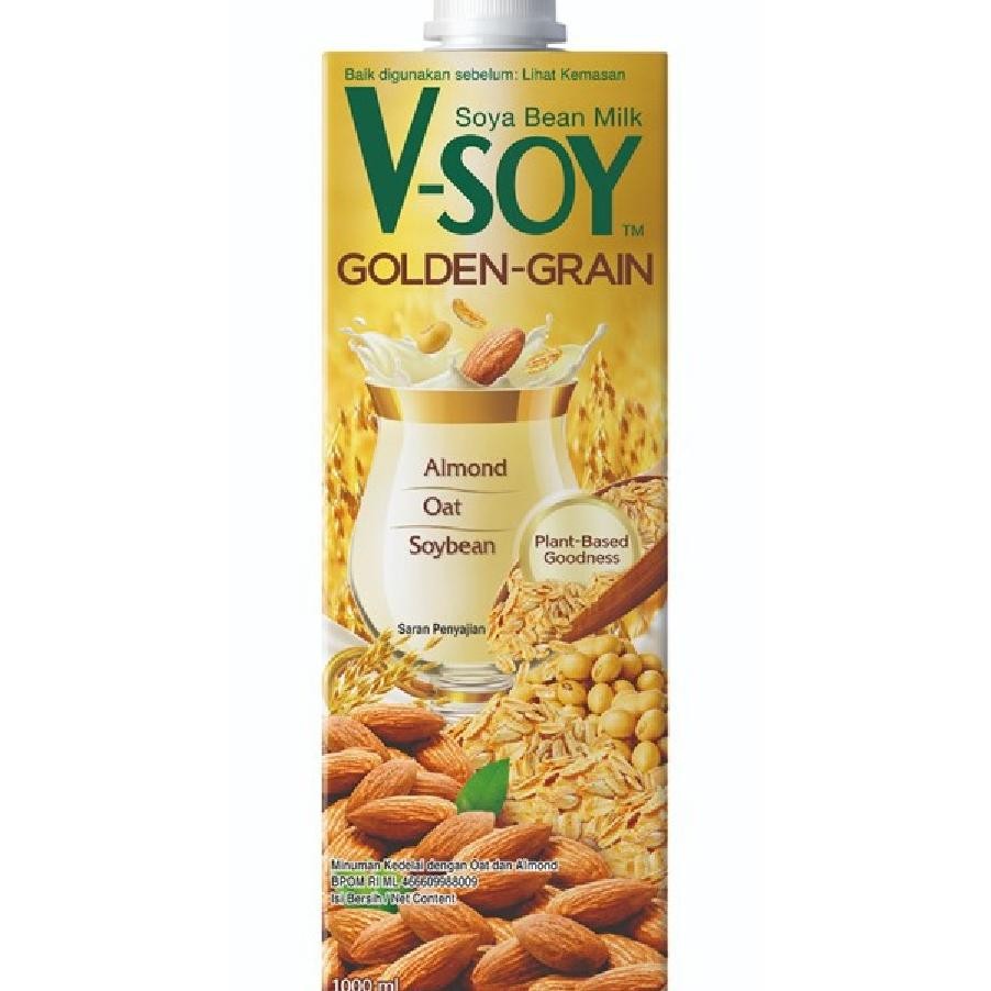

Vsoy Susu Kedelai Golden Grain 1 Liter
