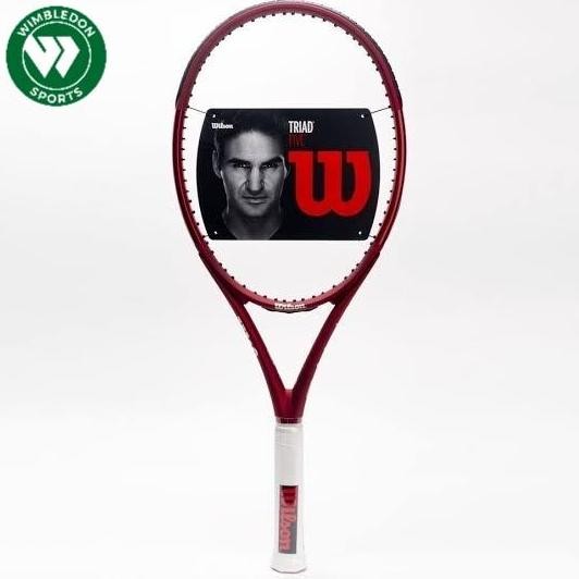 Terlaris NEW Raket Tenis WILSON TRIAD FIVE / TRIAD 5/ T5 NEW BASALT Best seller