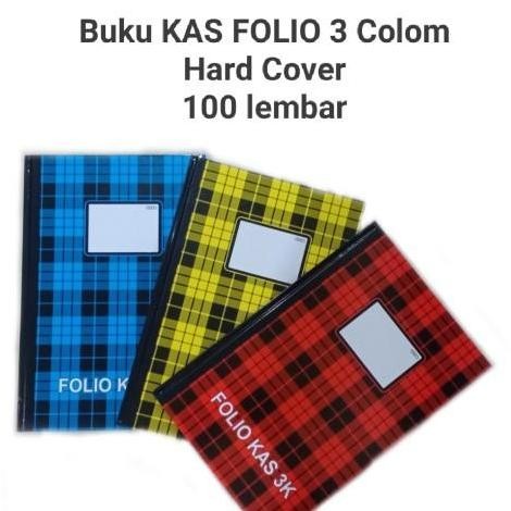 

Buku Hardcover Kas Kiky Folio 3Kolom - 100Lembar