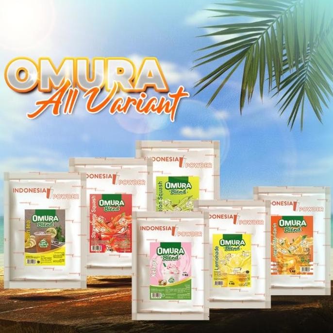 

Original OMURA Premium Mix Powder Drink 1Kg - Bubuk Minuman Aneka Rasa Instant Gula