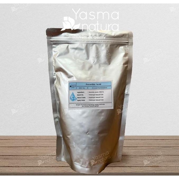 

Original Vitamin C Bubuk Murni 1Kg - Asam Askorbat Kiloan Pure Powder