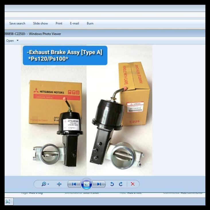 GRATIS ONGKIR PS100/120 EXHAUST BRAKE ME309858 