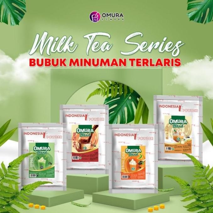 

Original Omura Bubuk Minuman Milk Tea 1kg - Powder Drink Mix Gula Rasa Teh Susu