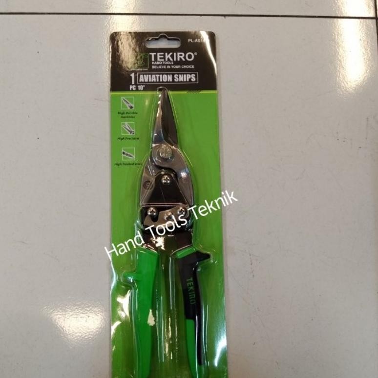 

Tekiro gunting plat seng 10in gunting baja ringan RB3