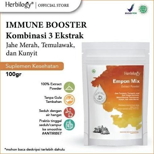 

Original Herbilogy Empon-Empon Powder Drink 1Kg - Kunyit Jahe Merah Temulawak Instan