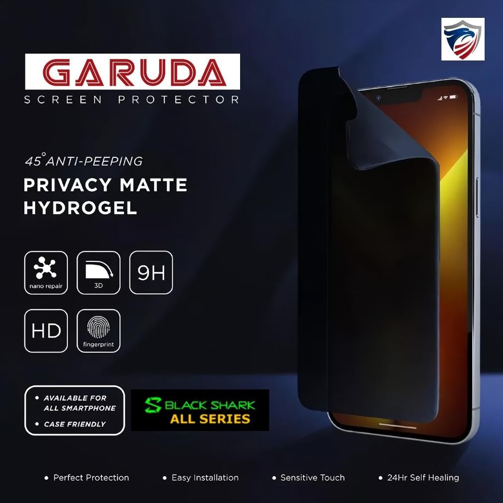 Ready Anti Gores Hydrogel ANTI SPY XIAOMI BLACK SHARK ALL SERIES Xiaomi Black Shark |Black shark Hel