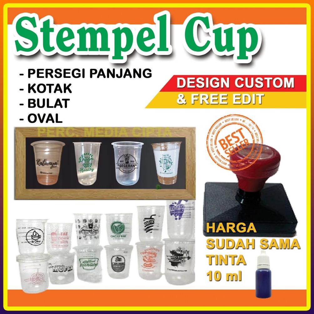 

Stempel Gelas Cup / Plastik / Sterofom / Kayu RB3