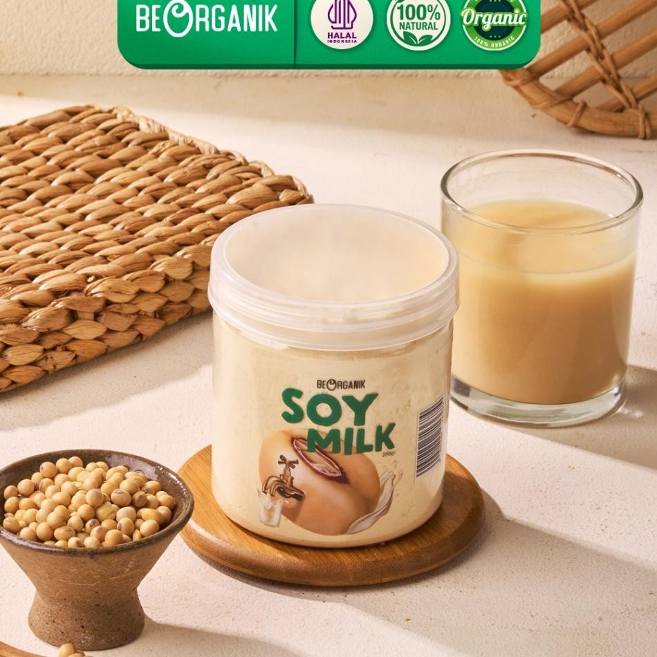 

Beorganik Soy Bean Milk Powder Susu Kacang Kedelai Kedele Bubuk 200Gr
