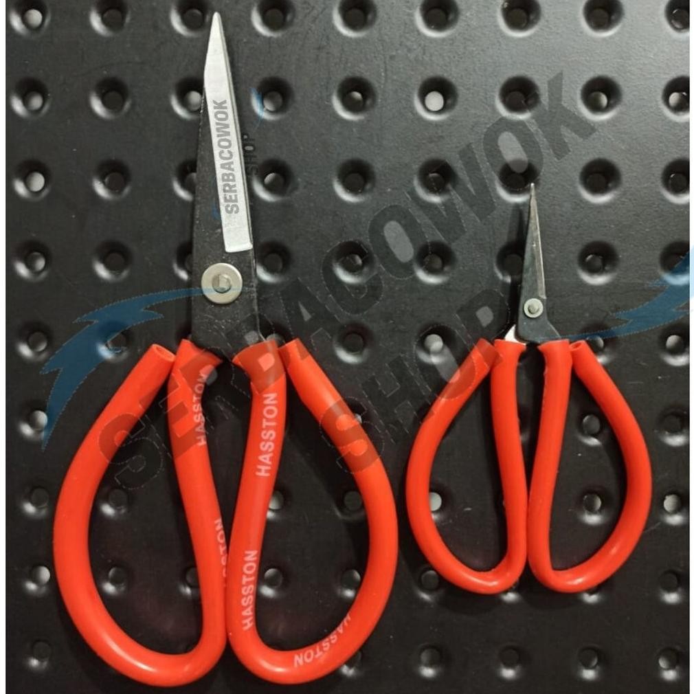 

Gunting Kulit 2 Pcs Gunting Kodok Seng Serbaguna Kain kertas Kardus Packing Berkualitas RB2