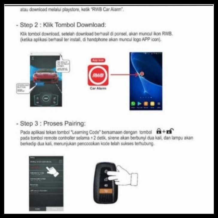 TERBARU ALARM RWB HONDA ALARM RWB 8908 MODEL KUNCI HONDA 