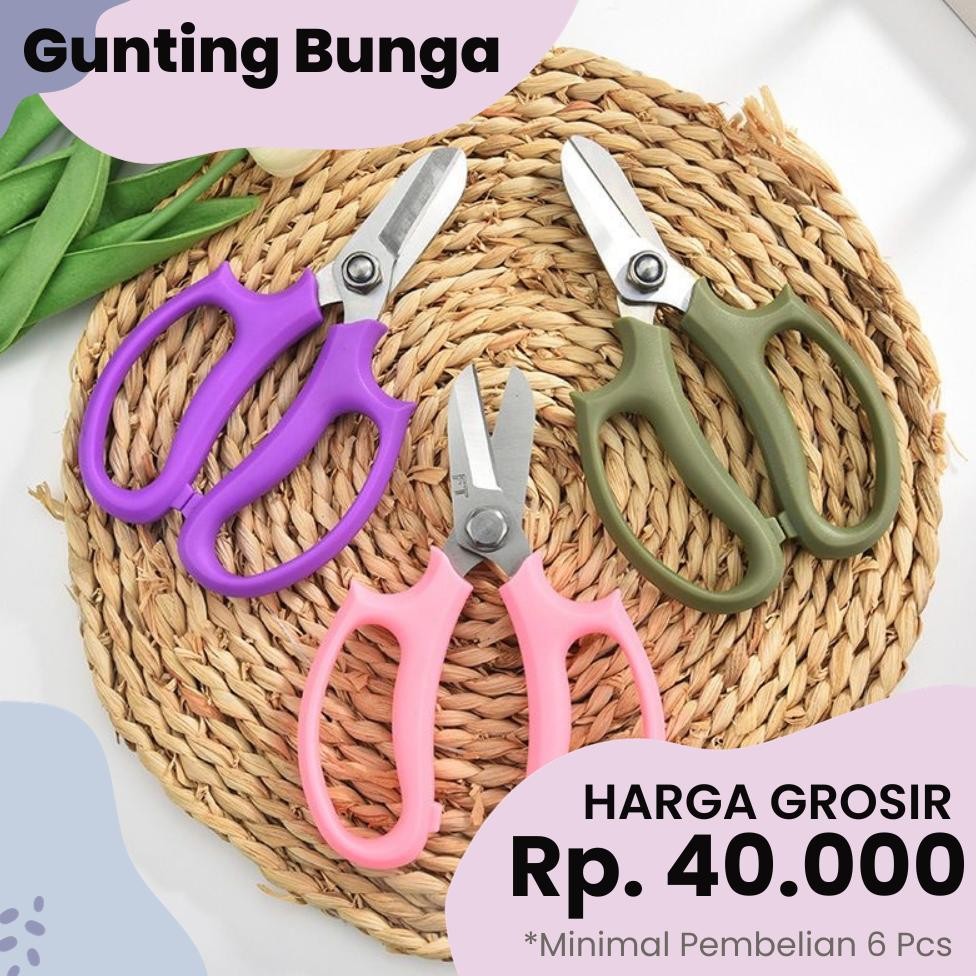 

BONG - GUNTING BUNGA Florist - Gunting Batang Tanaman - Gunting Estetik - Gunting Cantik - Pemotong Dahan tanaman - Gunting Kebun - Gunting Rumput RB3
