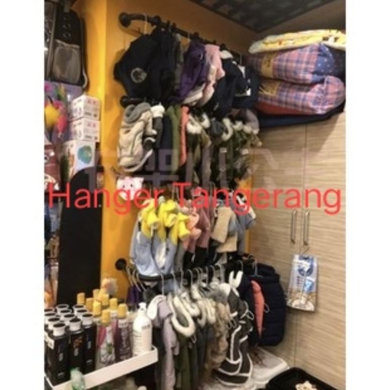 Gantungan Baju Dinding 150 Cm   Gantungan Baju Tembok  Gawang Baju  Gantungan Baju