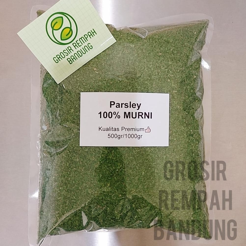 

Parsley / Parsley Kering Import USA / Bersih Pilihan / Rempah / Kualitas Terbaik Nugi