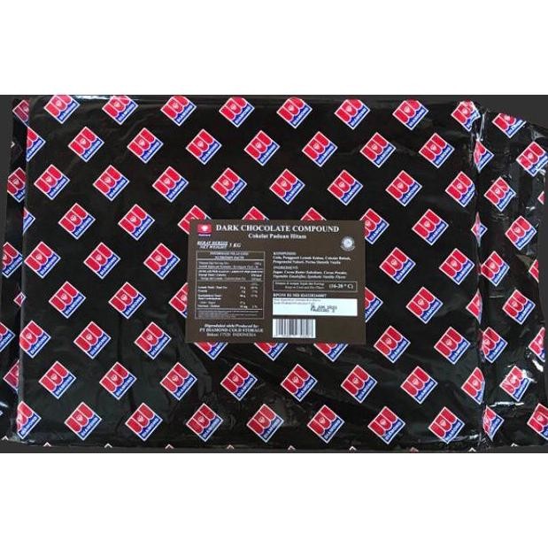 

Diamond Dark Chocolate Compound Coklat Blok Diamond 5 KG Nugi