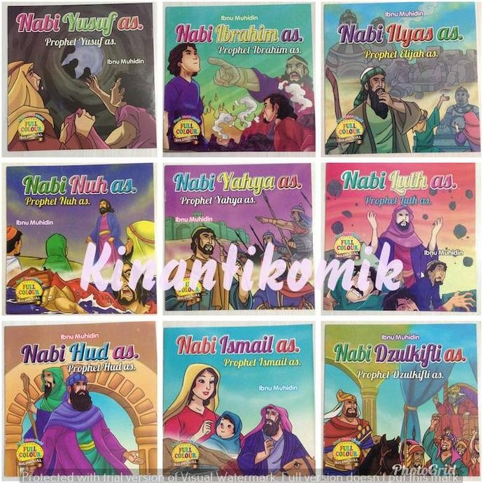 Paket 25 Nabi - Buku Cerita Nabi Dan Para Sahabat Nabi - Buku Anak Murah - Seri Nabi