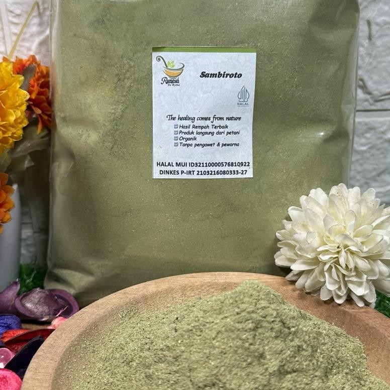 

Sambiroto Bubuk 500 Gram / Sambiloto Bubuk Murni Rempah Bu Risma Nugi