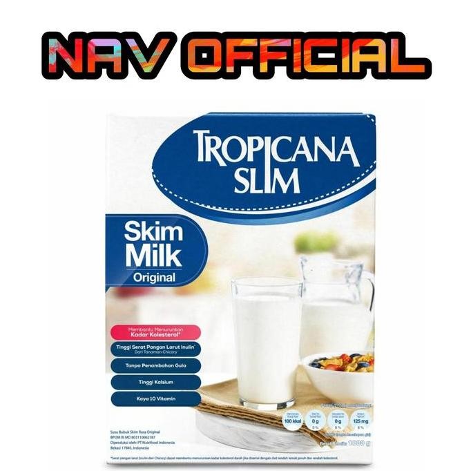 

Tropicana Slim Non Fat Skim Milk (Susu Original 1Kg/ 1000gr) HS