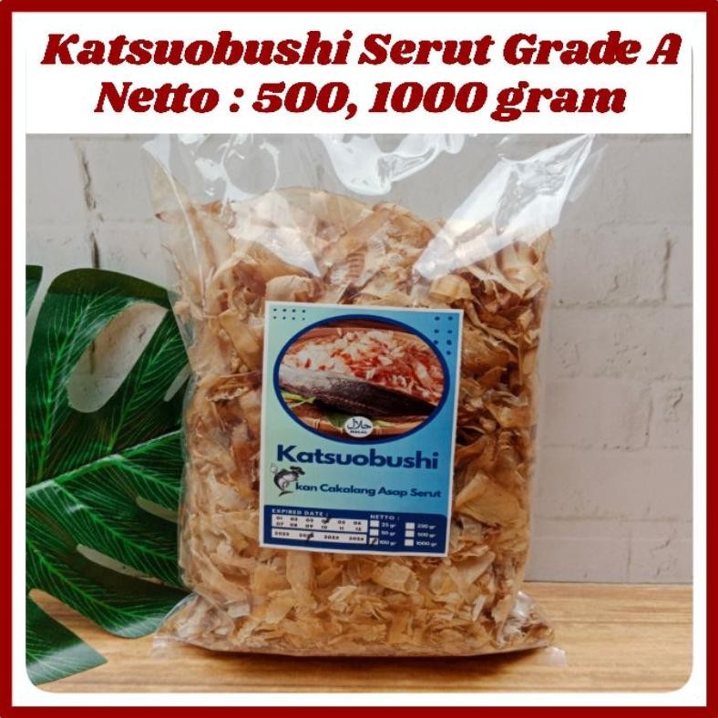 

Katsuobushi Grade A Kemasan 500-1000 gr / Katsuobushi / Ikan Cakalang / Ikan Serut / Ikan Asap Serut / Taburan Takoyaki Onomiyaki / Bonito flakes HALAL Nugi