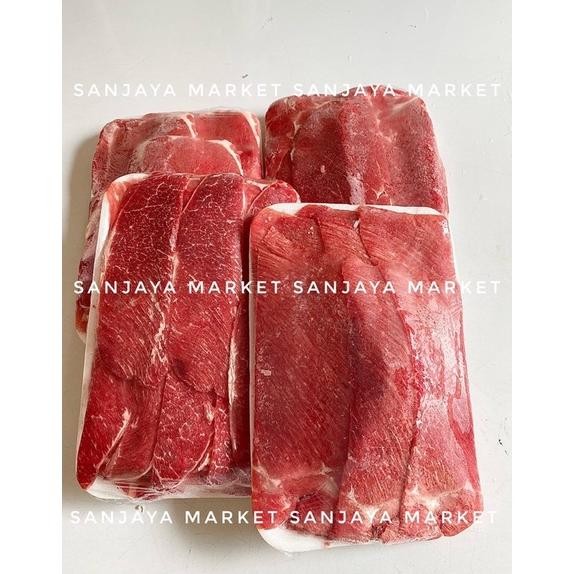 

Daging Sliced Beef Sukiyaki / Teriyaki Beef 500gr Nugi