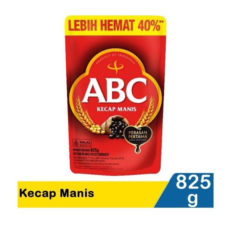 

Kecap ABC 685g & 825g KECAP MANIS ABC 825ml / 685ml Reffil Nugi