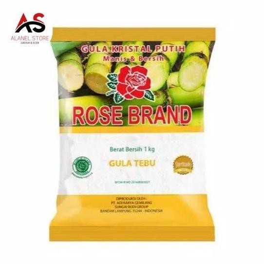 

Gula Kristal Putih Rose Brand 1 kg Tebu Sugar DS