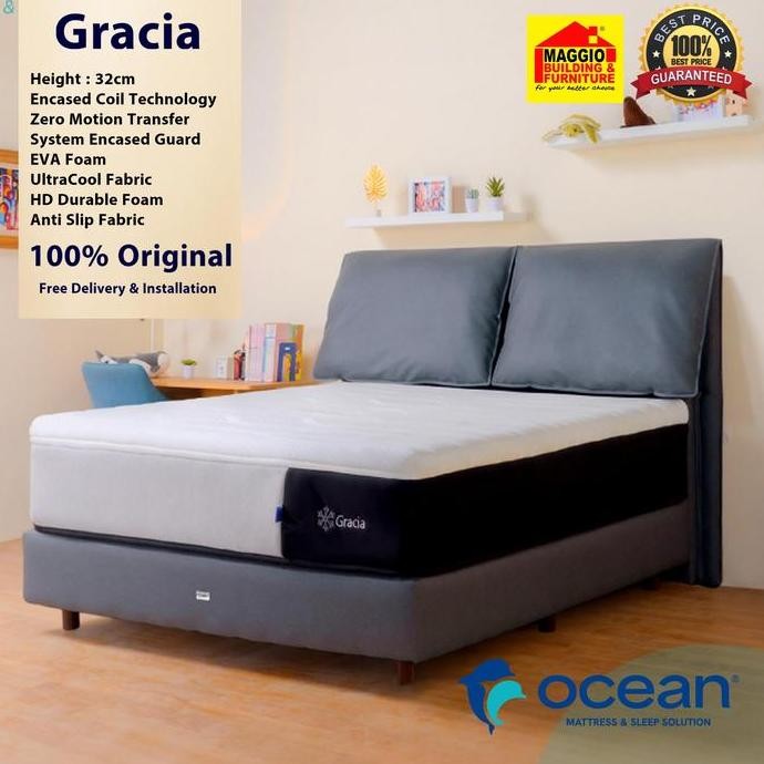 KASUR SPRINGBED OCEAN - MATRAS SPRINGBED KESEHATAN - GRACIA - OCEAN