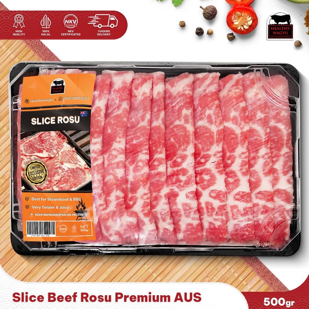 

Slice Beef Rosu 500GR - BEST SELLER! VERY RECOMMENDED! Healthy Wagyu Nugi