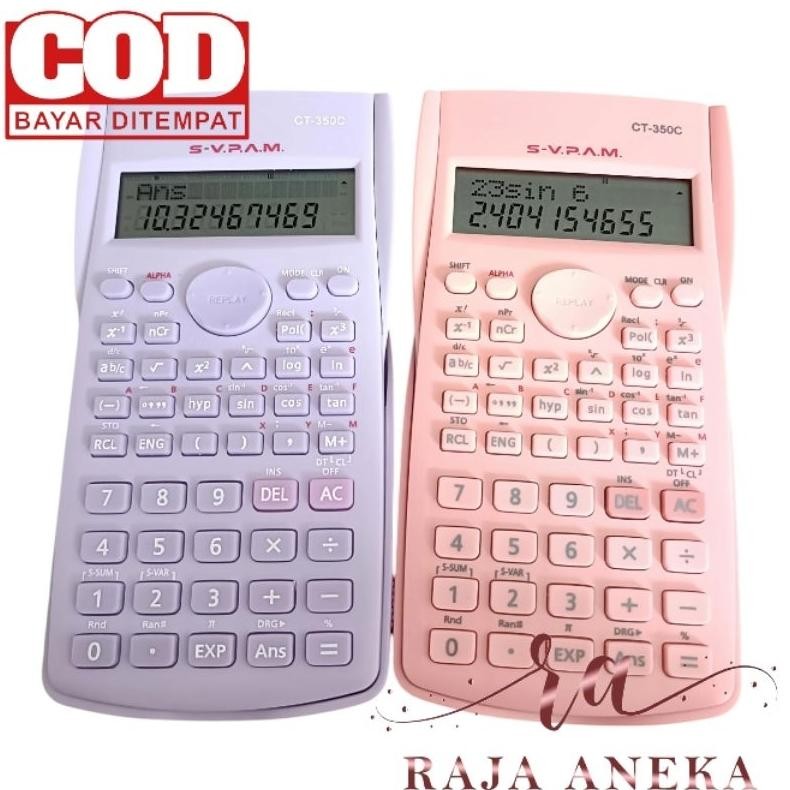 

Kalkulator Sekolah scientific Murah tipe SDC 350C C 350C Warna Menarik 12 Digit CT RB2