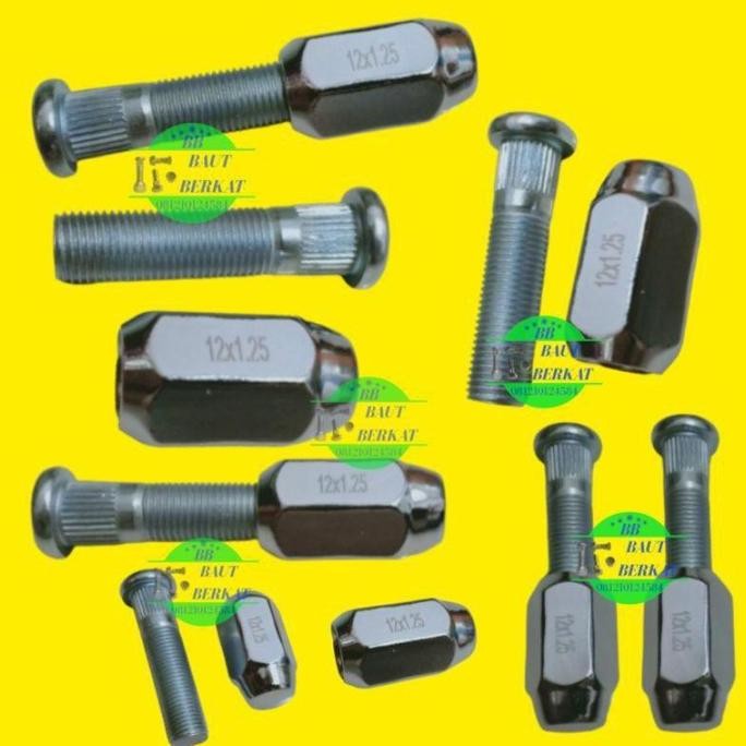 baut roda panjang mur racing baleno baut roda panjang baleno RESTOCK