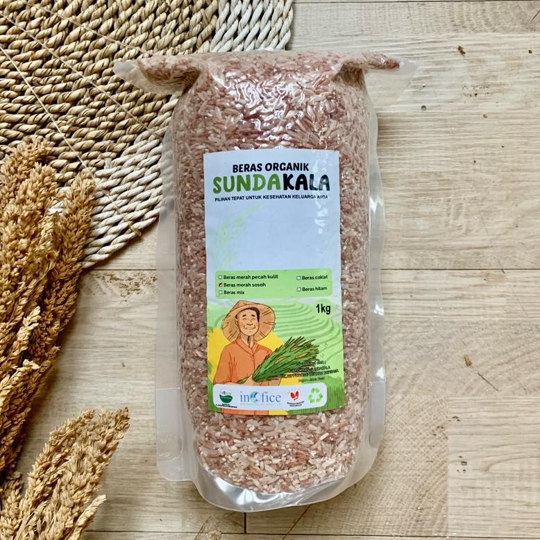 

Beras Merah Organik SundaKala @1kg SOSOH Nugi