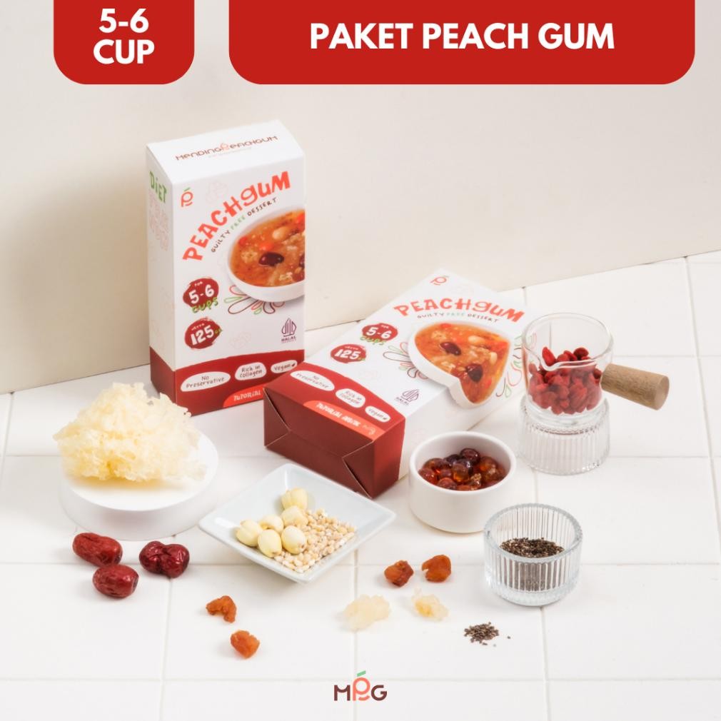 

Paket Peach Gum Box Collagen Dessert 5-6 Porsi Nugi