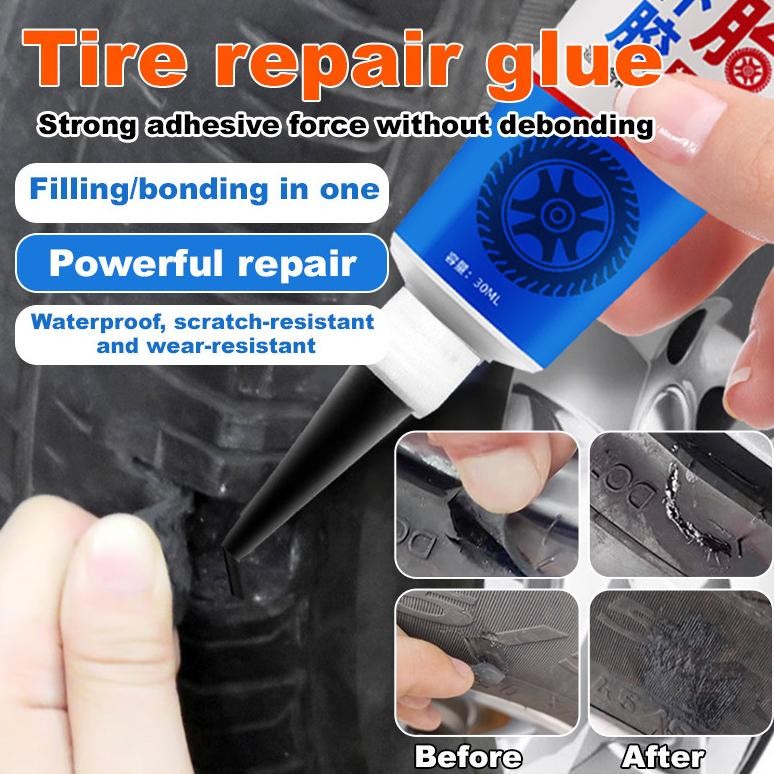 Beli 1 Gratis 1Lem Ban Mobil Tahan MinyakLem Retak Ban UniversalLem Kuat Tidak MengelupasPerbaikan G