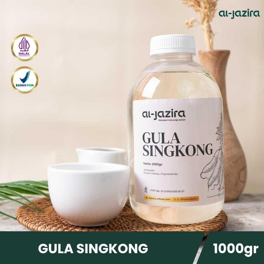 

Gula Cair Singkong Al-Jazira 1KG Rendah Kalori Bebas Gluten Aman Diabetes Gula Diet Gulakong Nugi