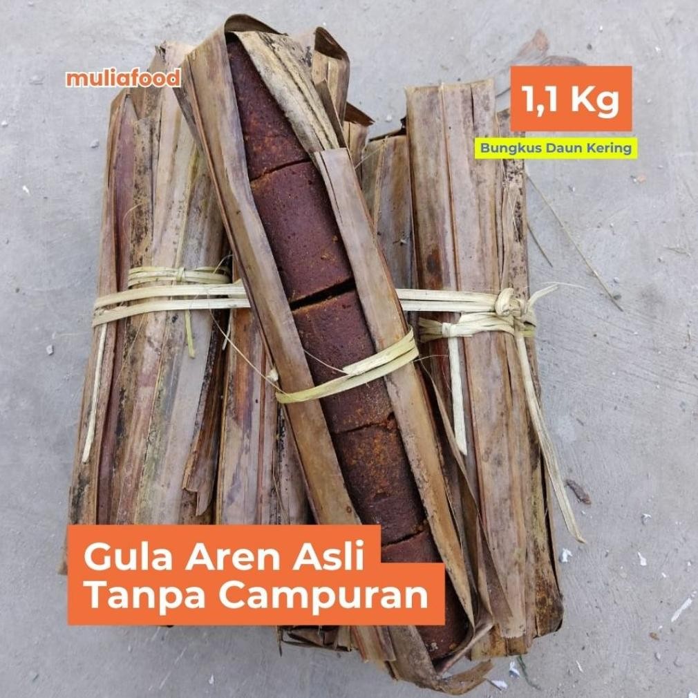 

[1,1 Kg / 1.100 Gram] Gula Aren Asli 100% Tanpa Campuran Nugi
