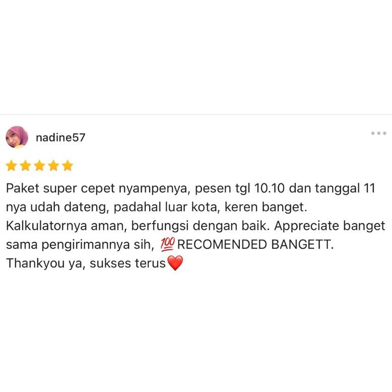 

Kalkulator KINCIZEN 12 Digit & 14 Digit KC 868L KC 8614 Dagang / Kantor / Sekolah RB2