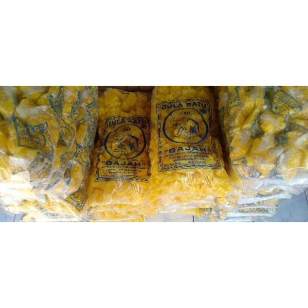 

Gula Batu Khas Cirebon//Gula Batu Kuning Isi -+1kg Nugi