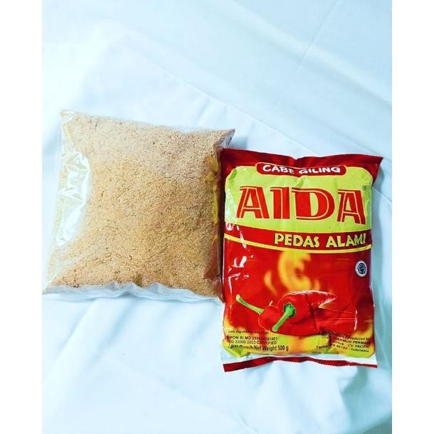 

Bubuk cabe Aida + asin gurih 1,5kg siap pakai Nugi
