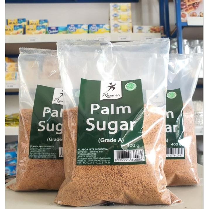 

Ricoman Palm Sugar 400Gr / Gula Aren Bubuk 400Gr Nugi