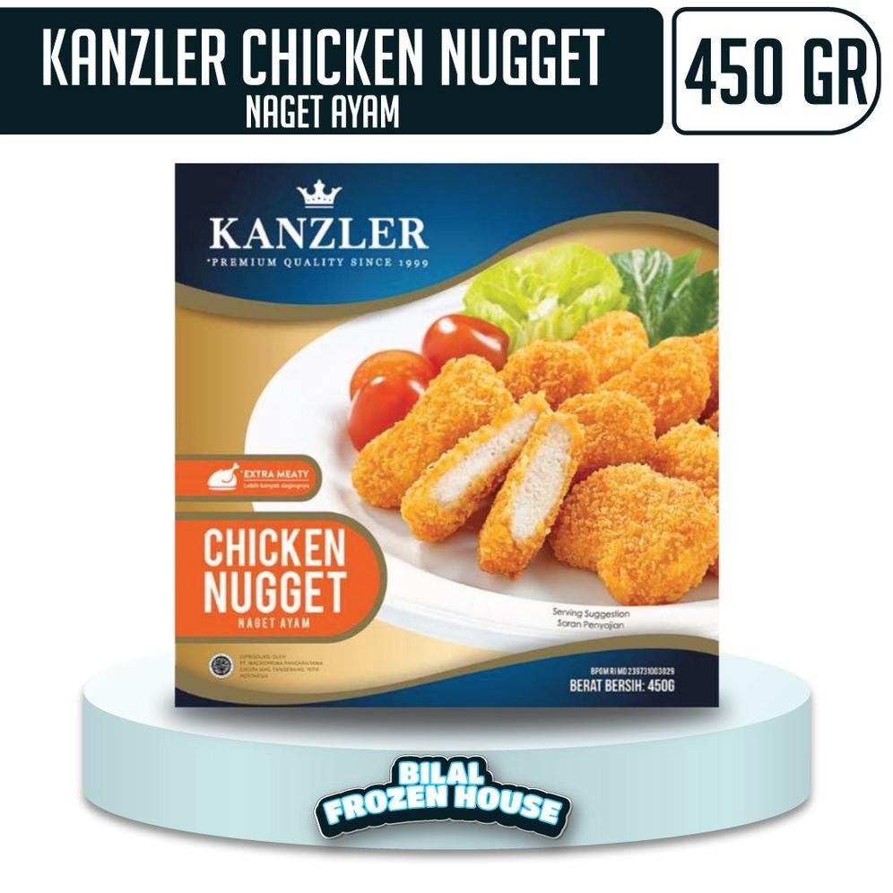 

Kanzler Chicken Nugget 450gr - Nugget Ayam Kanzler Nugi