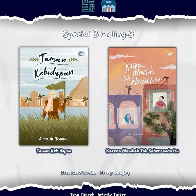 Bundling-3_Buku Taman Kehidupan & Karena Menikah Tak Sebercanda Itu