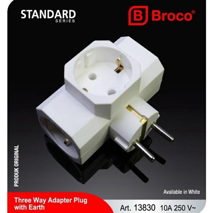 STEKER T BROCO ARDE / SAMBUNGAN BROCO / SAMBUNGAN KABEL T BROCO / BROCO STEKER T / ARDE STEKER T BRO