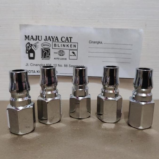 nepel / coupler /sambungan selang spray gun D PROMO