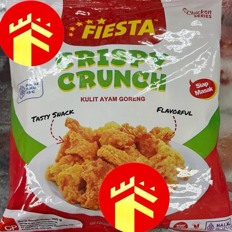 

Fiesta Crispy Crunch 300 gr Kulit Ayam Goreng Nugi