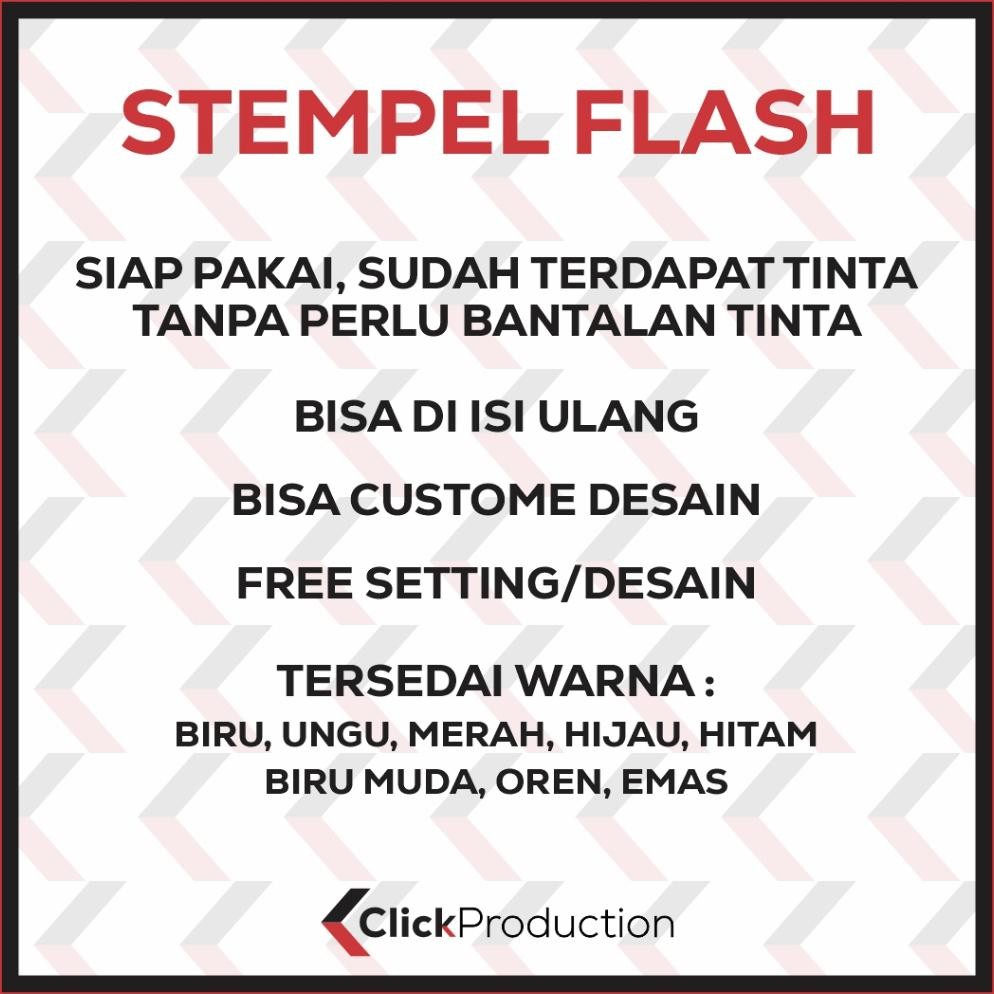 

STEMPEL FLASH / STEMPEL OTOMATIS UKURAN S RB3