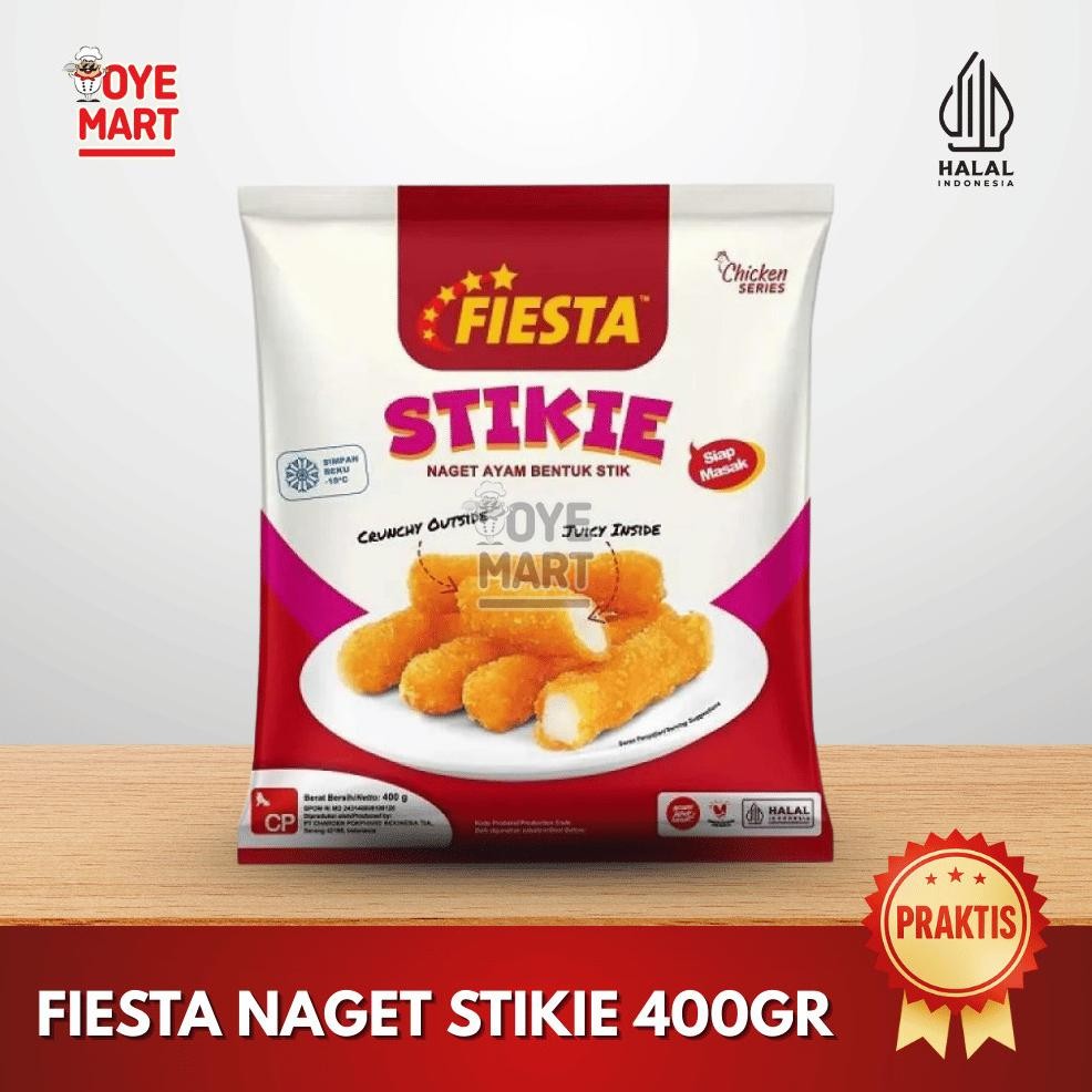 

Fiesta Naget Stikie 400gr / Nugget Ayam Stik Nugi