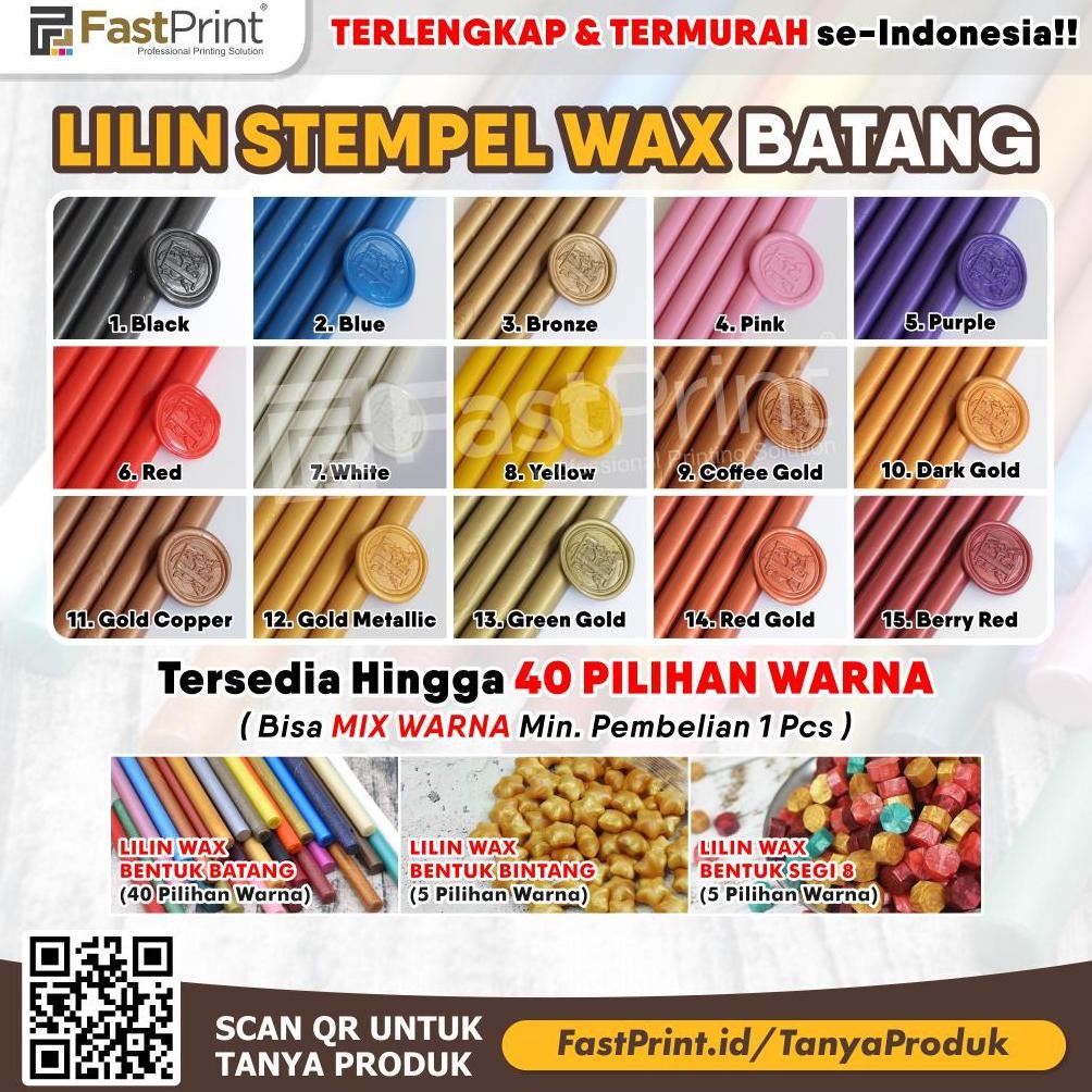 

Paket Murah Seal Wax Segel Stempel Lilin Sealing Stamp Batang Candle Spoon RB3
