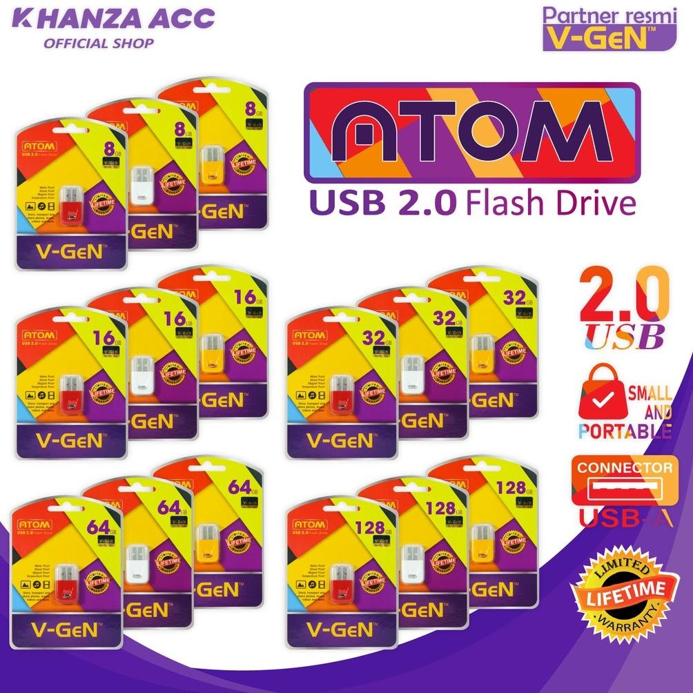 PROMO FLASHDISK VGEN ASTRO ATOM AVATAR 4GB 8GB 16GB 32GB 64GB 128GB ORIGINAL Nugi