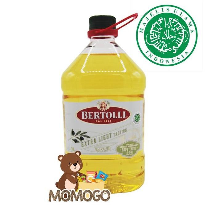 

Bertolli Extra Light Olive Oil 3 Liter - Minyak Zaitun Rendah Asam Import Diskon!