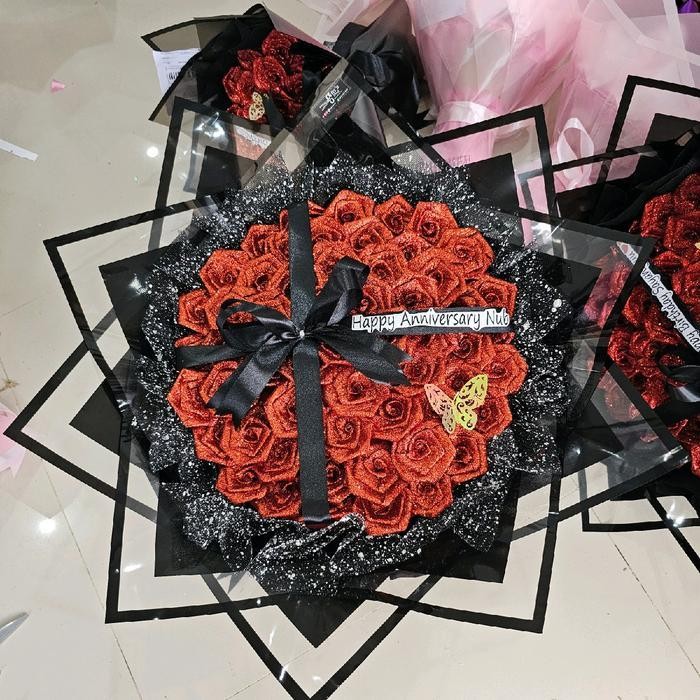 

Kkim Buket Bunga Pita Satin Viral - Model Terbaru